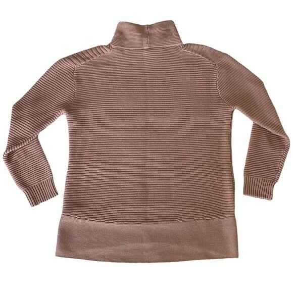 Vince Camuto Cowl Neck Oversized Knit Tunic Sweater Dusty Rose M - Picture 9 of 11